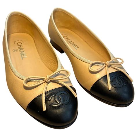 chanel ballet slippers|vintage Chanel slippers.